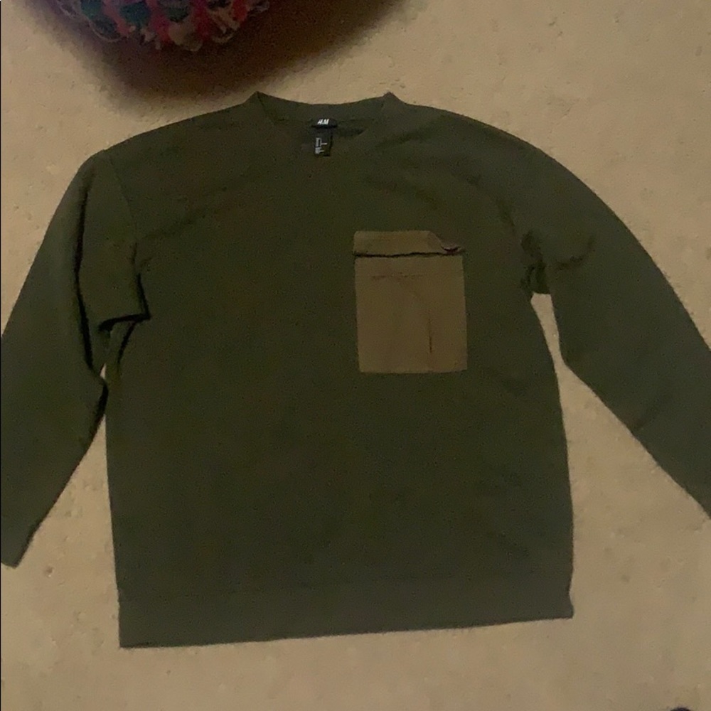 H&M Army Green Sweater